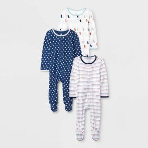 3pk elephant zip-up sleep n' play Cloud Island